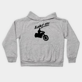 Motorcyclist Kids Hoodie